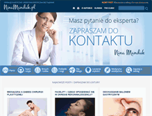 Tablet Screenshot of ninamanduk.pl
